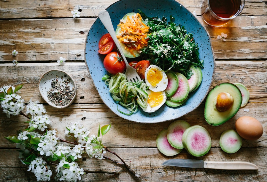 Balanced whole-food meals.